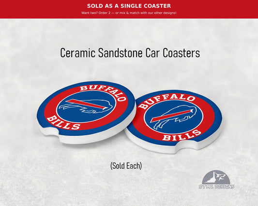 Buffalo Bills - Ceramic Car Coaster