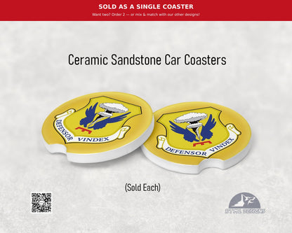 Air Force 509th Bomb Wing (M.O.) - Ceramic Car Coaster (Single Pack)
