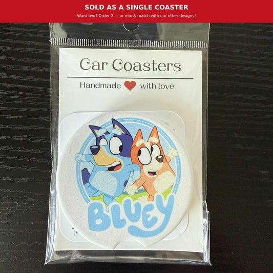 Bluey - Ceramic Car Coaster