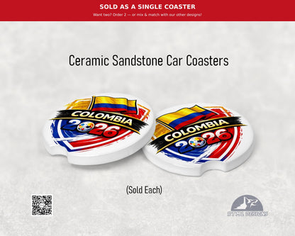 Columbia | World Cup 2026 - Ceramic Car Coaster