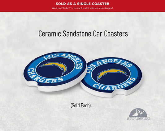 Los Angeles Chargers - Ceramic Car Coaster