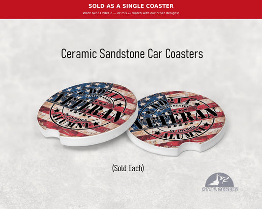 Veteran (DD-214) - Ceramic Car Coaster