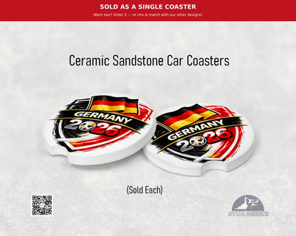 Germany | World Cup 2026 - Ceramic Car Coaster