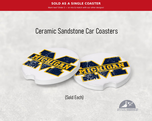 Michigan - Ceramic Car Coaster