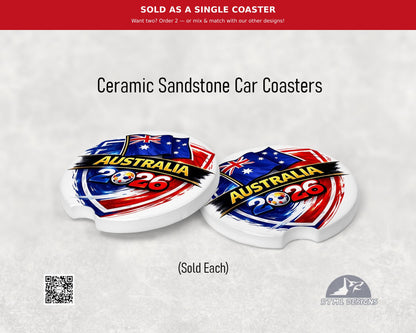 Australia | World Cup 2026 - Ceramic Car Coaster