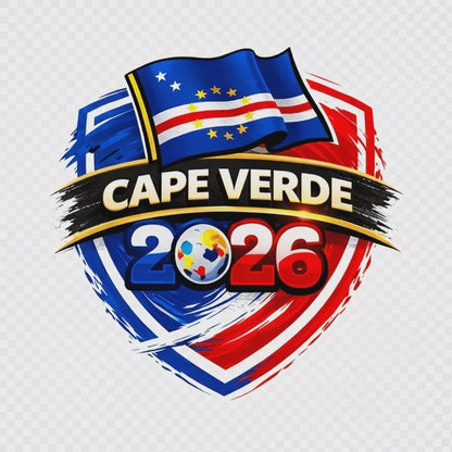 Cape Verde | World Cup 2026 - Ceramic Car Coaster