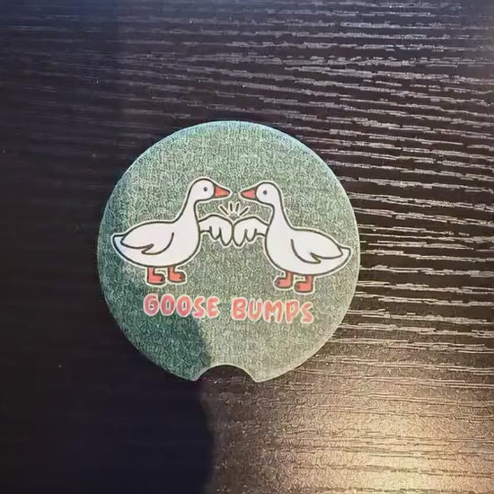 Goose Bumps - Ceramic Car Coaster