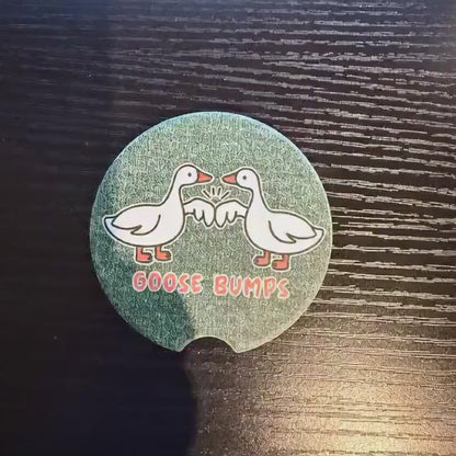Goose Bumps - Ceramic Car Coaster