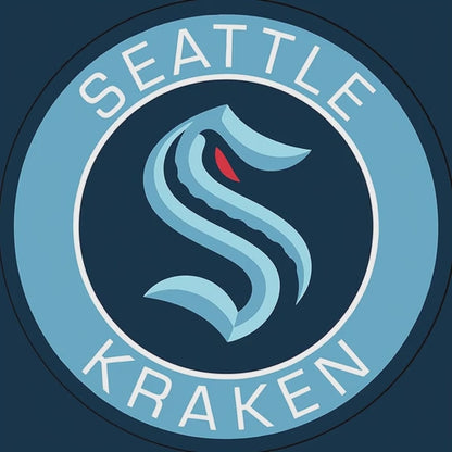 Seattle Kraken - Ceramic Car Coaster  (Single Pack)